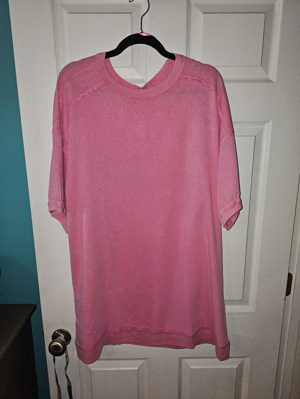 Bright Pink Short Sleeve Dress Size Large NWT Very J